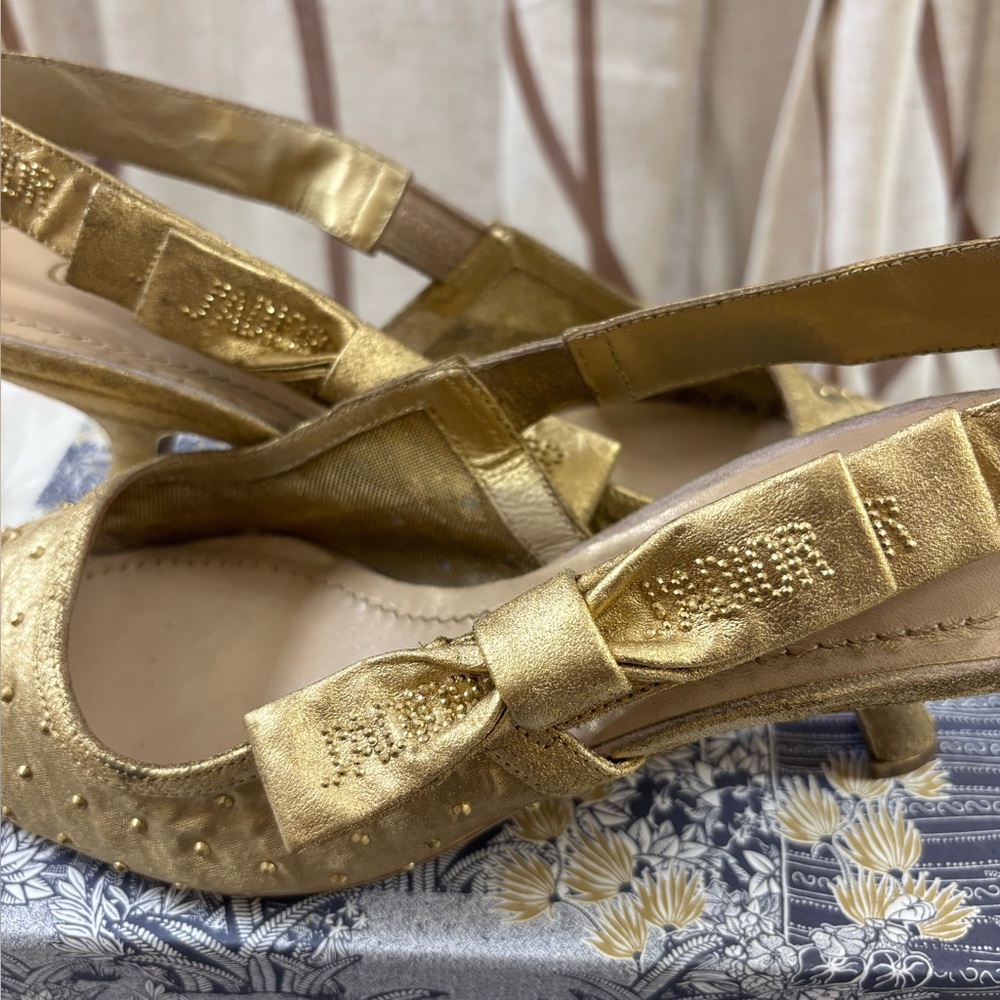 🆕 DiorJ'Dior suede Rhinestone Slingback - Picture 4 of 8